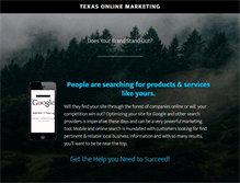 Tablet Screenshot of marketing-texas.com